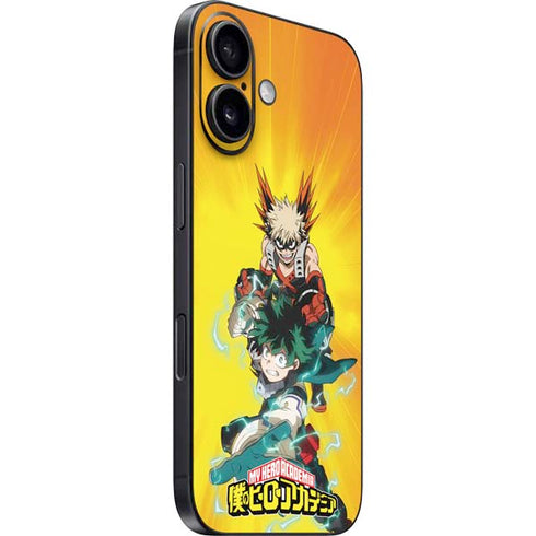 My Hero Academia Deku and Bakugo Season 5 iPhone 16 Plus Skin